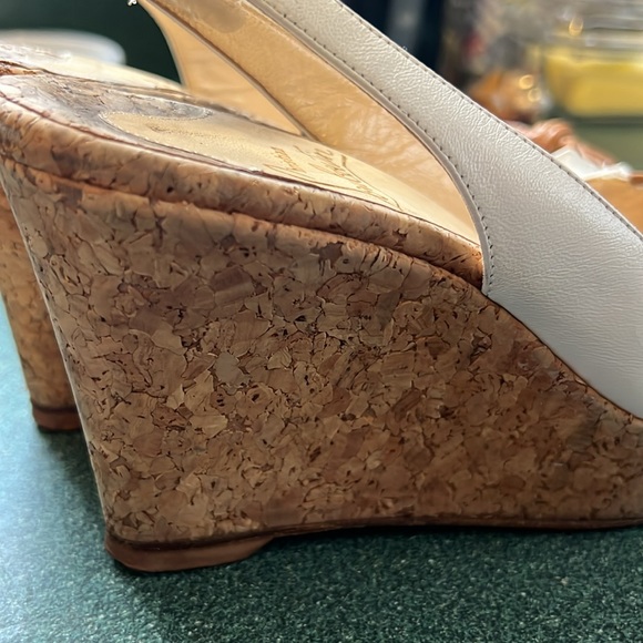Christian Louboutin Cork Wedge Heels 38 - Picture 9 of 11